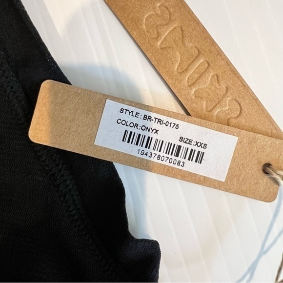 Skims Bralette Womens size XXS Black Summer Mesh Plunge - Picture 5 of 7